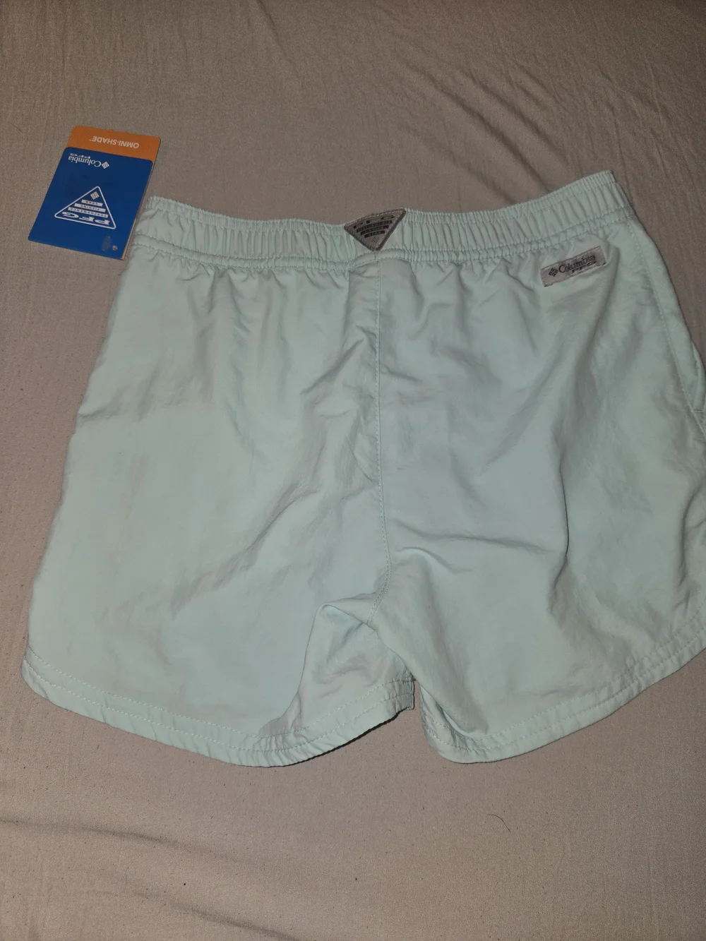 Columbia Light Blue Girls' Athletic Shorts